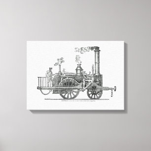 Early Steam Locomotive Leinwanddruck