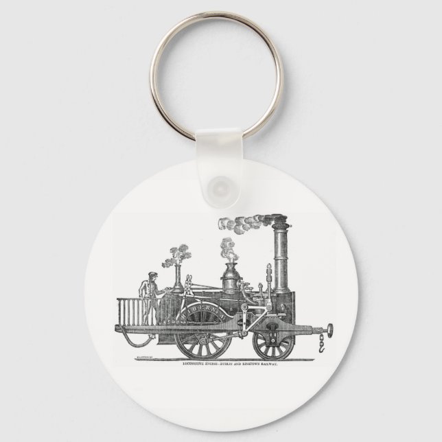Early Steam Locomotive Schlüsselanhänger (Vorderseite)