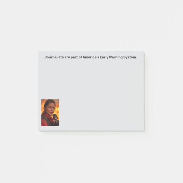 Early Warning System Journalist Post-it® Notes  (Devant)
