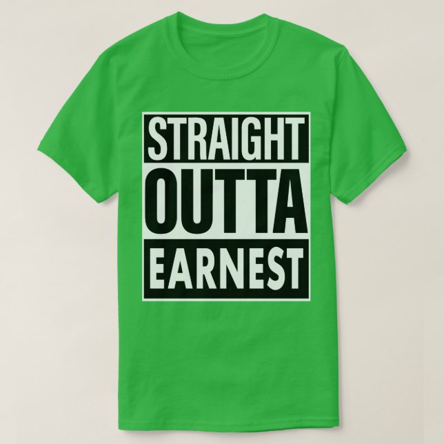 Earnest Name Straight Outway Earnest T-Shirt (Design vorne)