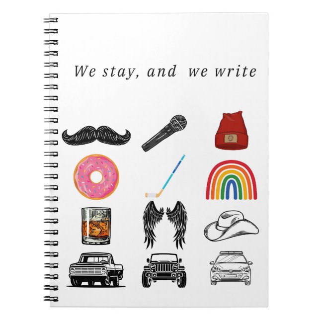 Earp Icon Notebook Notizblock (Vorderseite)