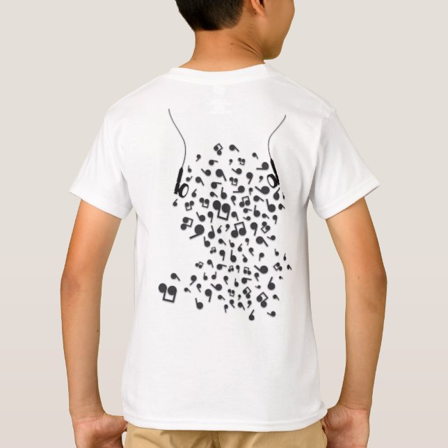 Earphones T-Shirt (Rückseite)