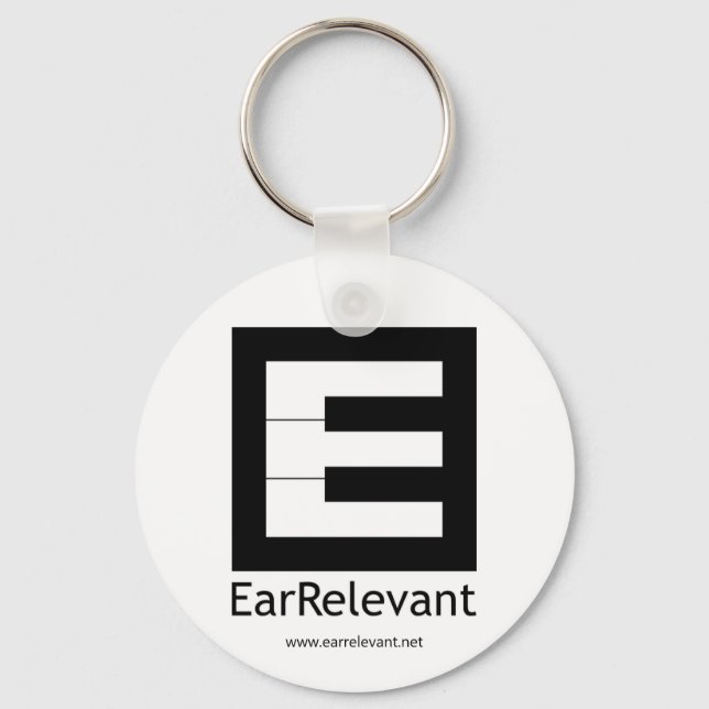 EarRelevant Button-Schlüsselanhänger Schlüsselanhänger (Vorderseite)
