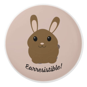 Earresistible Bunny Keramikknauf