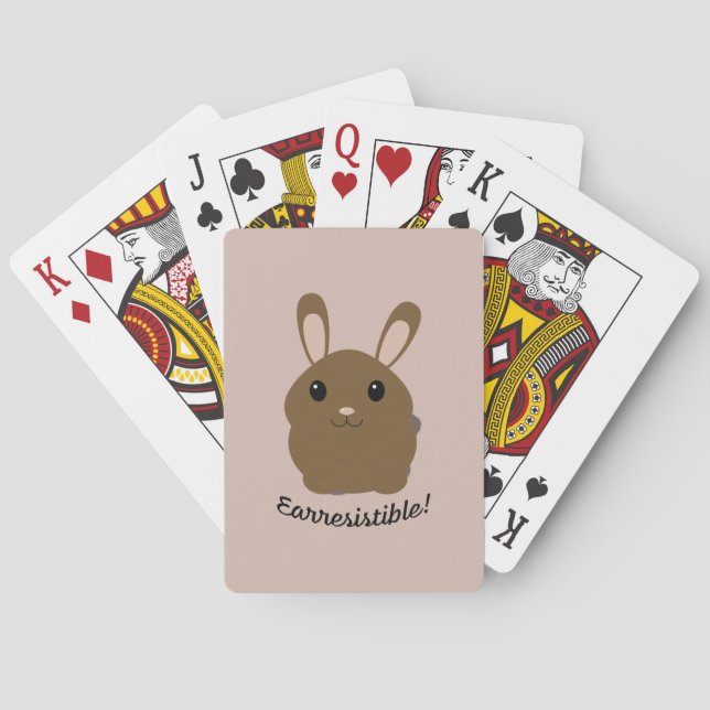 Earresistible Bunny Spielkarten (Rückseite)