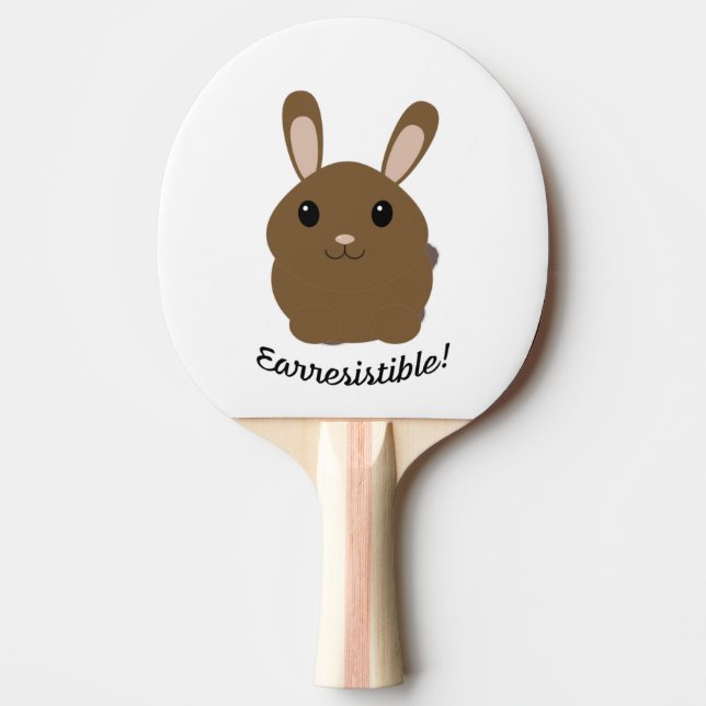 Earresistible Bunny Tischtennis Schläger (Vorderseite)