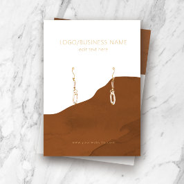 Earring Juwelier Display Card