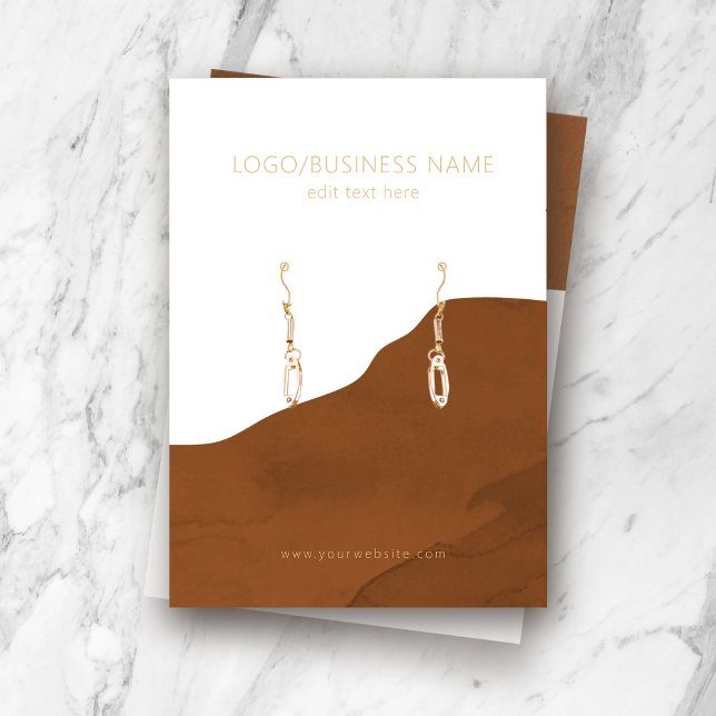 Earring Juwelier Display Card (Von Creator hochgeladen)