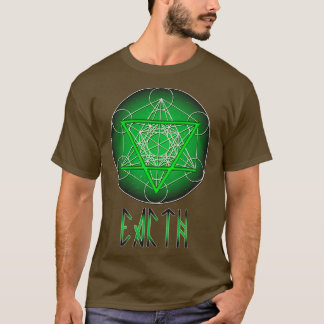 Earth Alchemical Elements Metatron Witchcraft T-Shirt