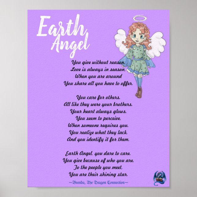 Earth Angel Poster (Vorne)