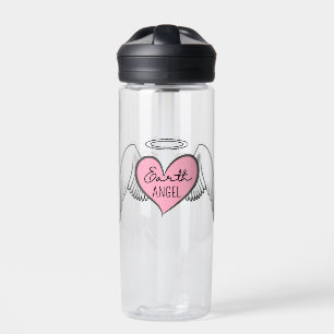 Earth Angel Water Bottle - Flügel, Herz & Halo Trinkflasche
