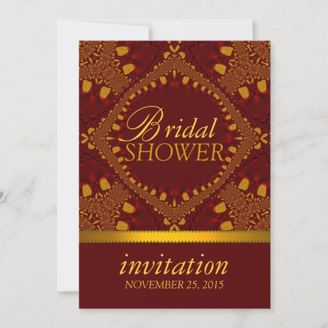 Earth Batik Tribal Brautparty Party Invites Einladung (Vorderseite)