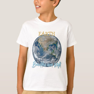 Earth Beautiful and Bright Kinder T-Shirt Planet