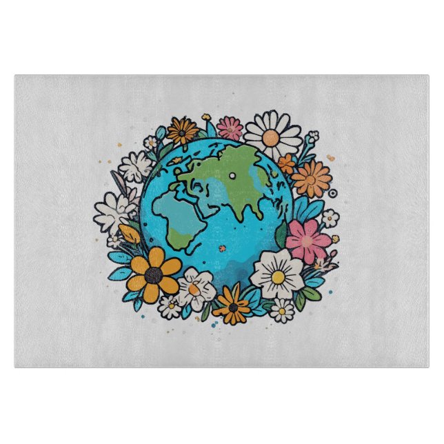 Earth Beauty Schneidebrett (Vorderseite)