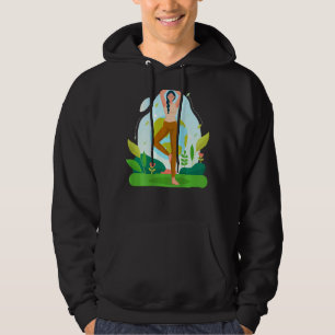 Earth Best Yoga Backprint Hoodie