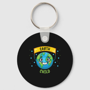 Earth Child Rett Planet Lehrer Science Climate Ch Schlüsselanhänger