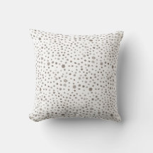 Earth Confetti Wasserfarbe Dots Kissen