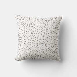 Earth Confetti Wasserfarbe Dots Kissen