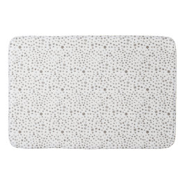 Earth Confetti Watercolor Dots Badematte