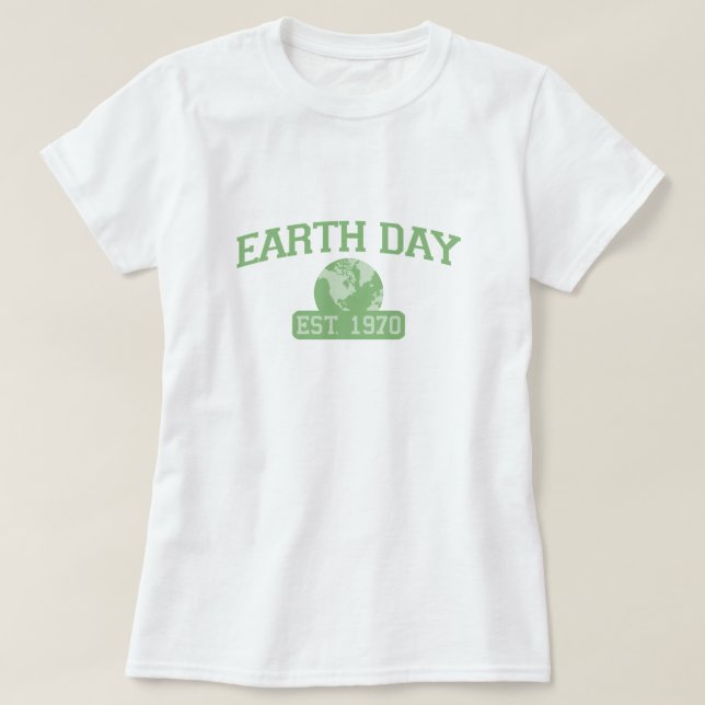 Earth Day 1970 T - Shirt (Design vorne)