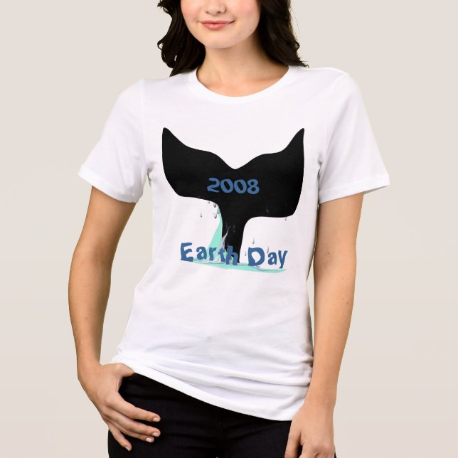 Earth Day, 2008 - Text in aktuelles Jahr ändern! Tri-Blend Shirt (Vorderseite)