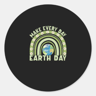 Earth Day 2022 macht jeden Tag den Earth Day Runder Aufkleber