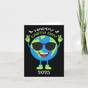 Earth Day 2025 Funny Earth Day Birthday Kids Boys Karte
