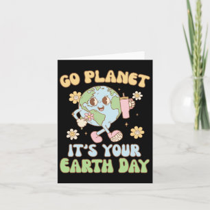 Earth Day 2025 Go Planet Es ist Ihr Earth Day Mens Karte
