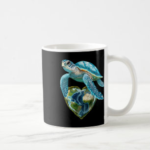 Earth Day 2025 Restore Earth Sea Turtle Art Rett T Kaffeetasse