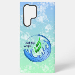 Earth Day 2025 Unser Power Unser Planet-Wappen Samsung Galaxy Hülle