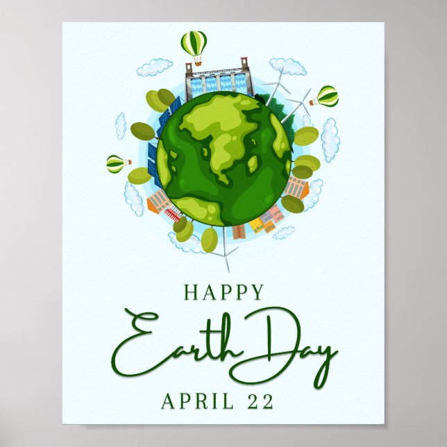 Earth Day 22. April Poster (Vorne)
