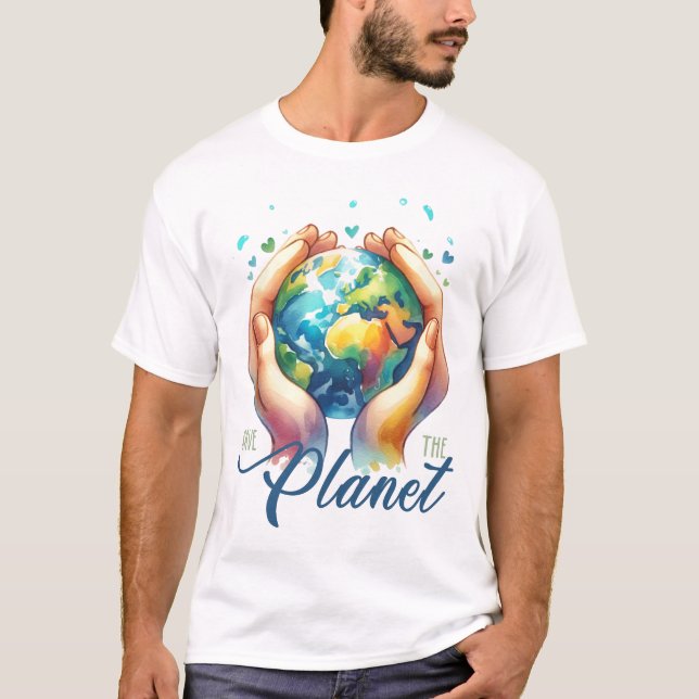 Earth Day 22 April Recycle Rett The Environment T-Shirt (Vorderseite)