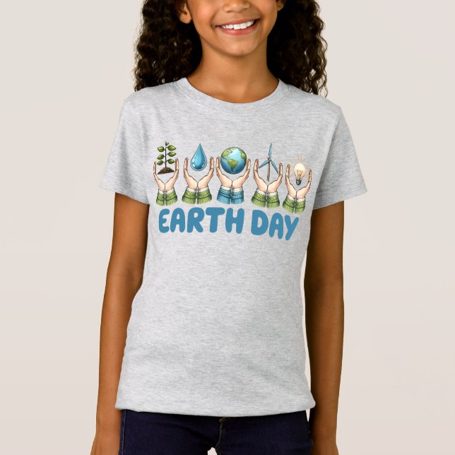 Earth Day 22 April Recycle Rett The Environment T-Shirt (Vorderseite)