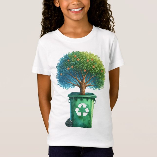 Earth Day 22 April Recycle Rett The Environment T-Shirt (Vorderseite)
