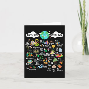 Earth Day Alphabet Lehrerin Umwelt S Karte