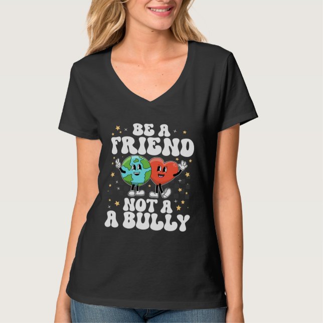 Earth Day Be Kind Teacher Kindness Heart Unity Day T-Shirt (Vorderseite)