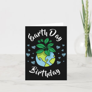 Earth Day Birthday-Geschenk Karte