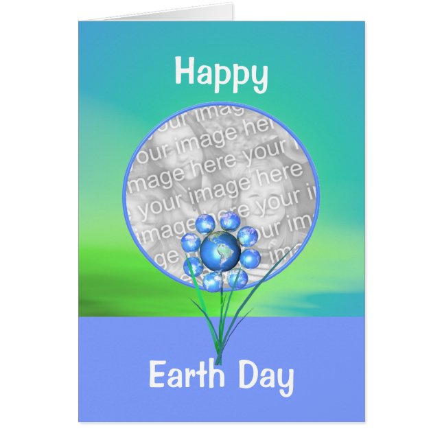Earth Day Blume (Foto-Rahmen) (Vorne)