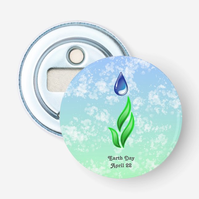 Earth Day Bottle Opener Flaschenöffner (Vorderseite)