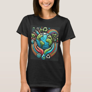 "Earth Day Call to Action Women's Basic" T-Shirt