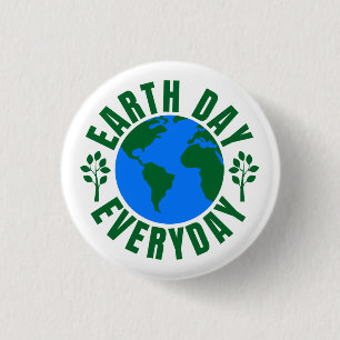 Earth Day Everyday Button