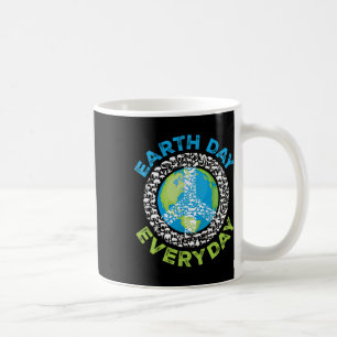 Earth Day Everyday Peace Earth Animals Men Women T Kaffeetasse