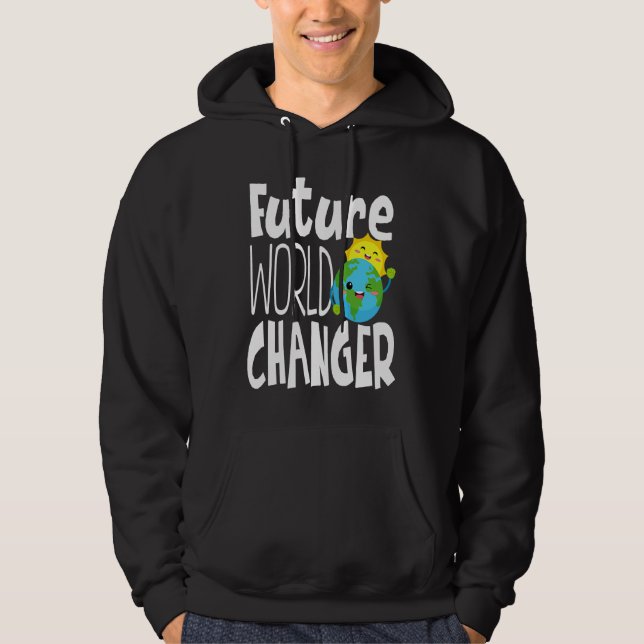 Earth Day Future World Changer Environmentalist  1 Hoodie (Vorderseite)