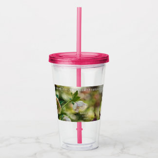 Earth Day Gift 🌸Dreamy Flower | Acrylic Tumbler Acryltrinkbecher