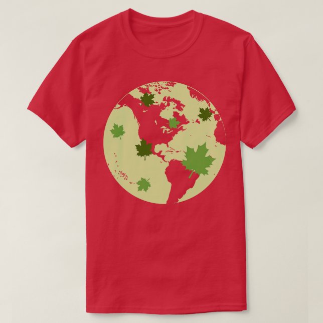 Earth Day Globe T-Shirt (Design vorne)