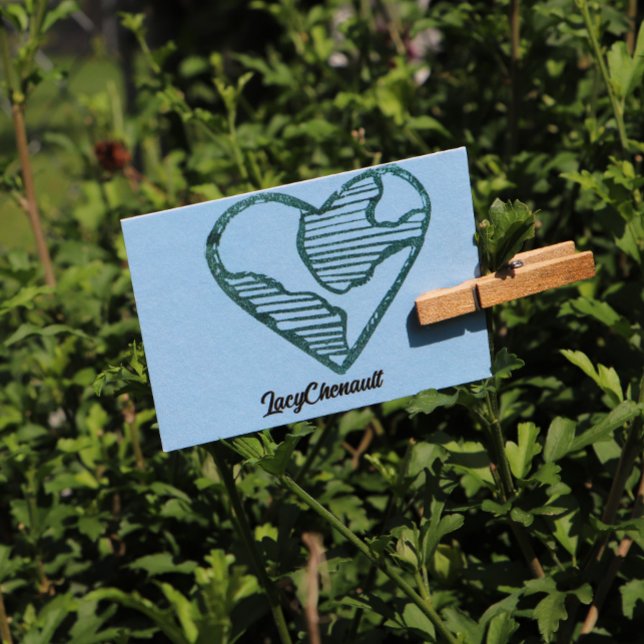 Earth Day Heart Earthy Liebe Gummistempel (Von Creator hochgeladen)
