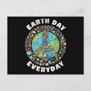 Earth Day Jeden Tag der Erde Feiertagspostkarte
