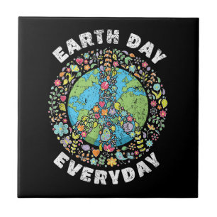 Earth Day Jeden Tag der Erde Fliese