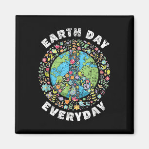 Earth Day Jeden Tag der Erde Magnet