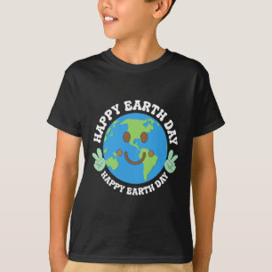 Earth Day Kids Kleinkind Boys Niedlich Planet Funn T-Shirt